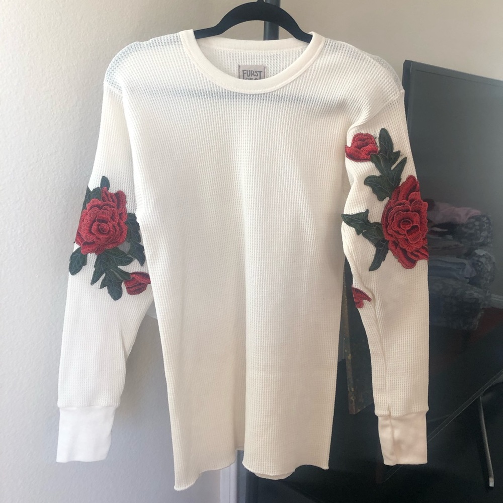 Furst of A Kind rose sleeve sweatshirt